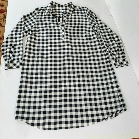 J. Jill Dresses & Skirts - J Jill Gingham Shirt Dress